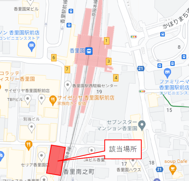 000238  【計画物件】香里園駅（大阪府）／新築テナント（2～4階）