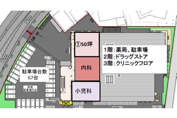 000243  【駅徒歩1分】千葉県流山市（流山セントラルパーク駅）／医療モール