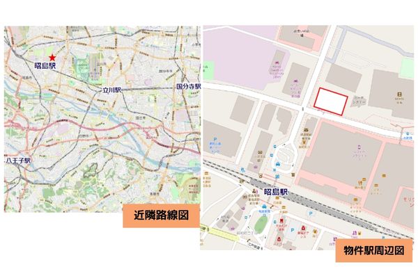 000334 【昭島駅徒歩2分】昭島昭和第二ビル区画／商業施設向かい！